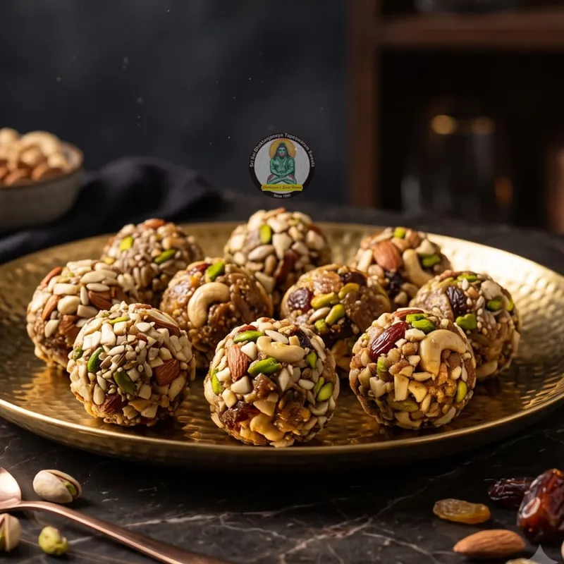 Dry fruit laddu