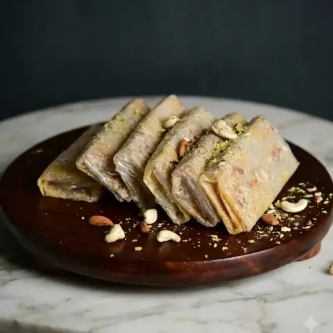 Dry fruit Putharekulu (Bellam)